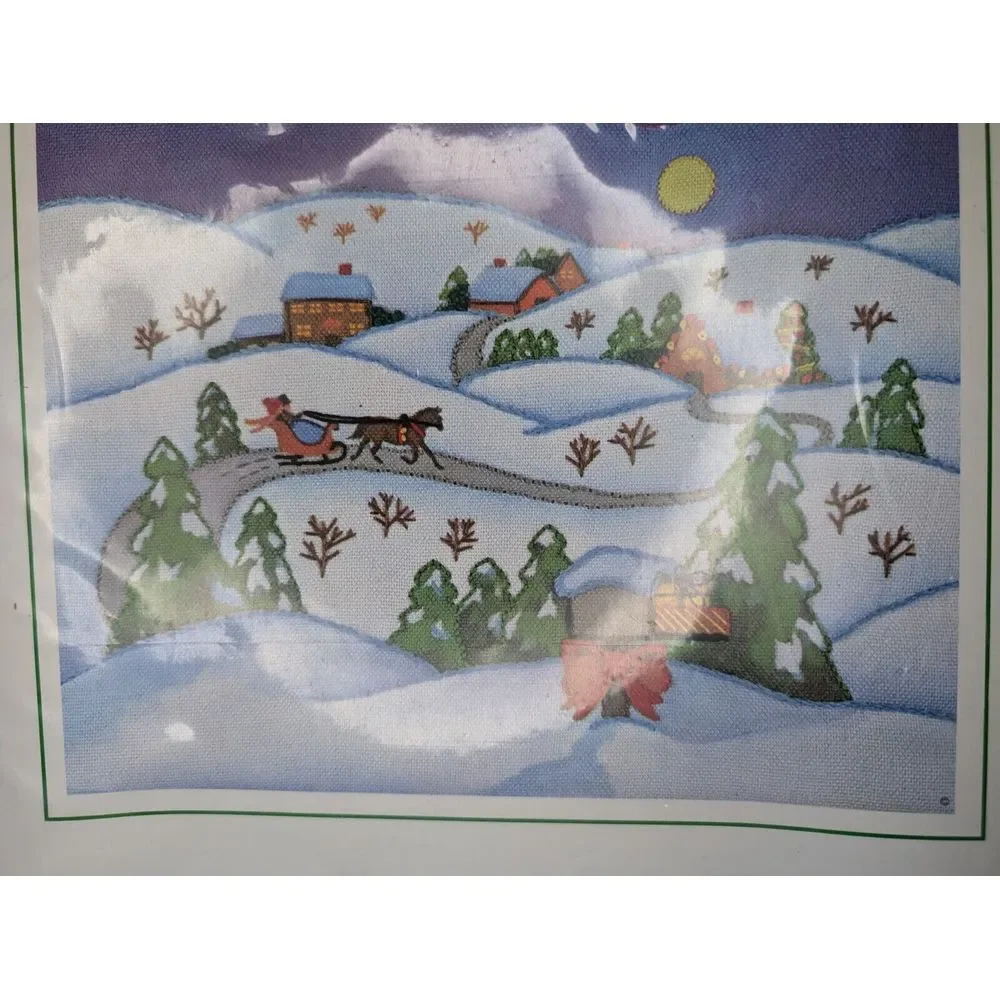 Vintage Sunset Stitchery 2100 Quilted‎ Christmas Eve by Linda Gillum 8
